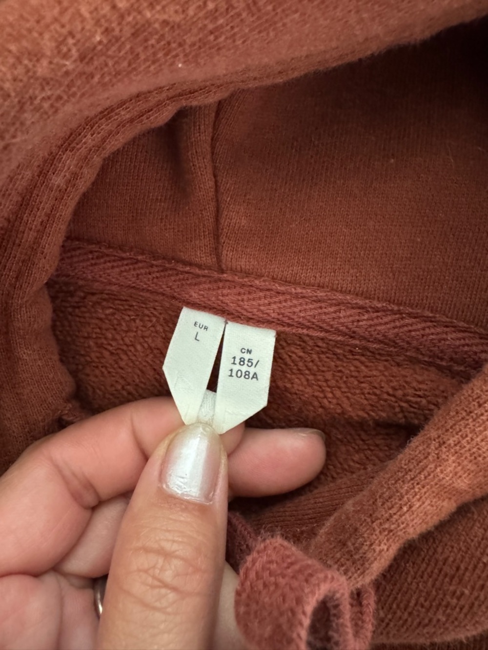 Arket Brown Heavyweight Hoodie - Picture 6 of 8